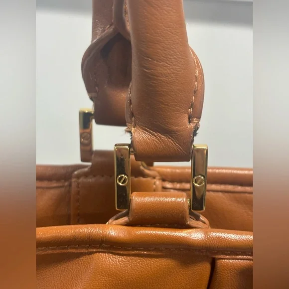 Tory Burch leatherette tote bag, Brown - Picture 5 of 12
